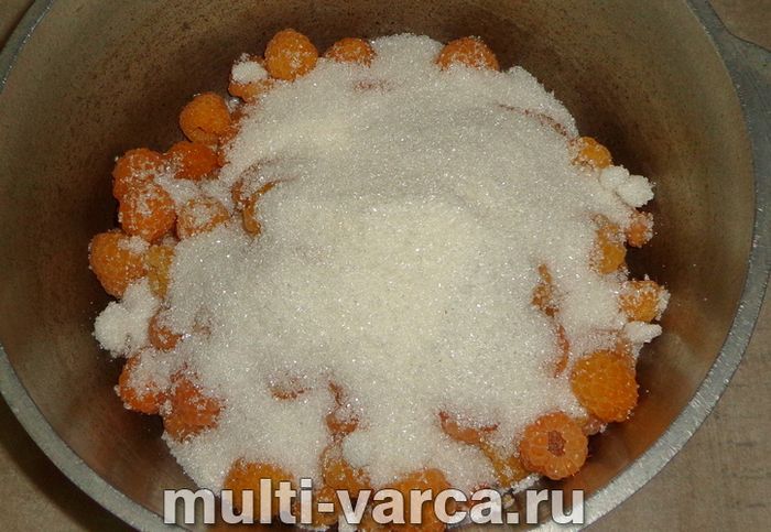 Варення з жовтої малини