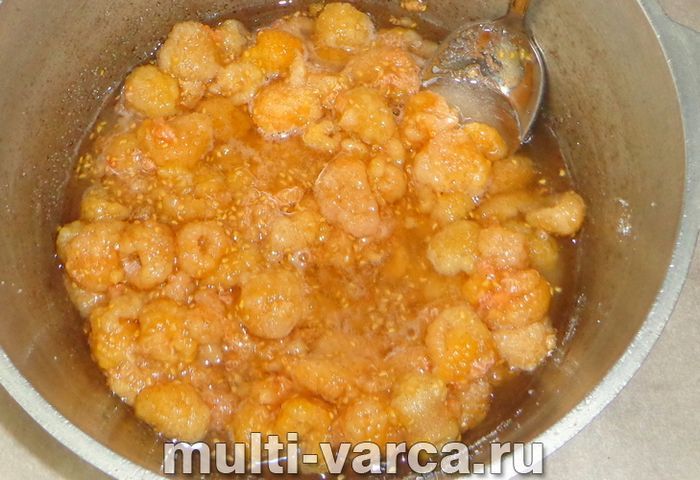 Варення з жовтої малини