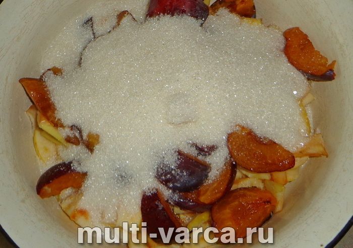 Варення зі сливи з яблуками в мультиварці