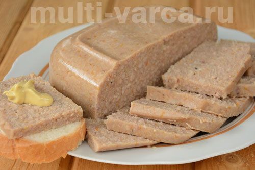 Зельц з індички зі свининою