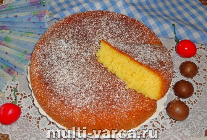 Апельсиновий кекс у мультиварці