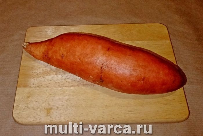 Батат на пару в мультиварці