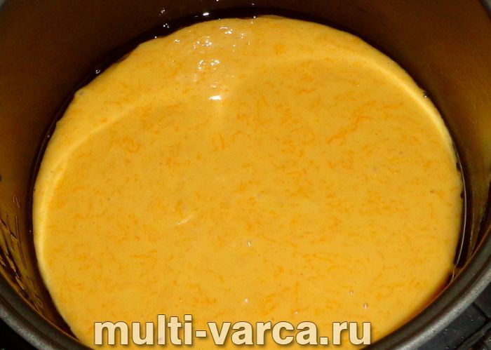 Гарбузовий кекс у мультиварці
