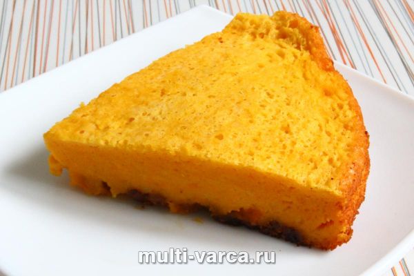 Гарбузовий пудинг із родзинками