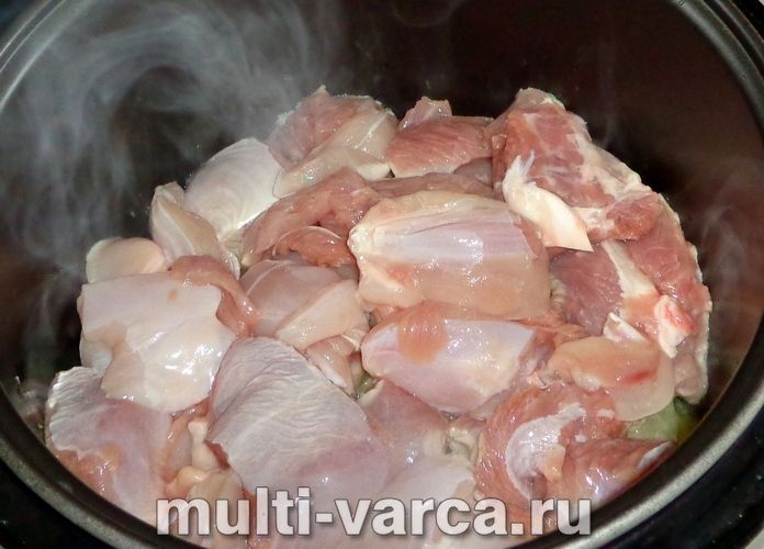 Індичка в сметані в мультиварці