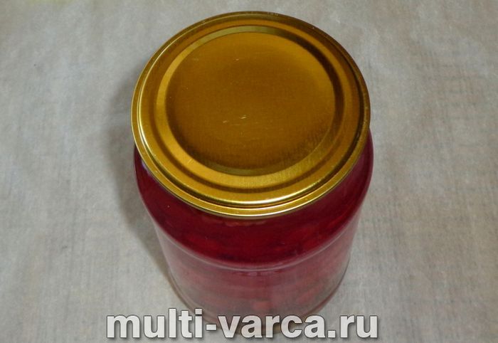 Компот із аґрусу та малини на зиму