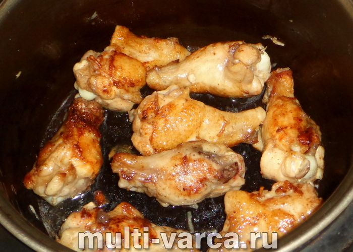 Крильця в соусі теріякі в мультиварці