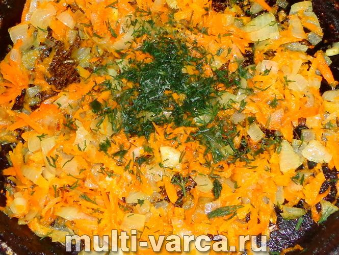 Курячий рулет з овочами в духовці
