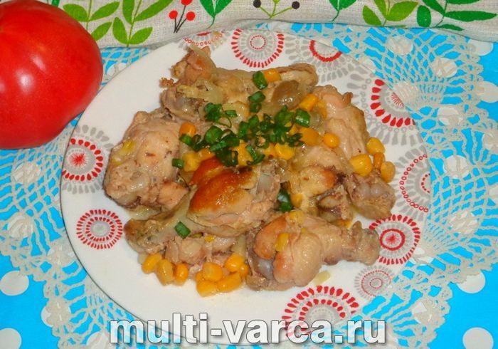 Курка з кукурудзою
