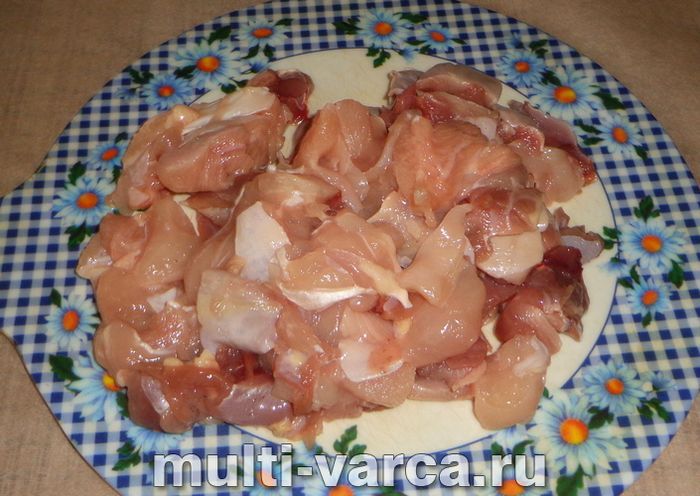Кускус із куркою в мультиварці