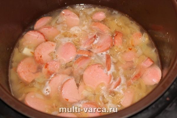 Макарони з сардельками