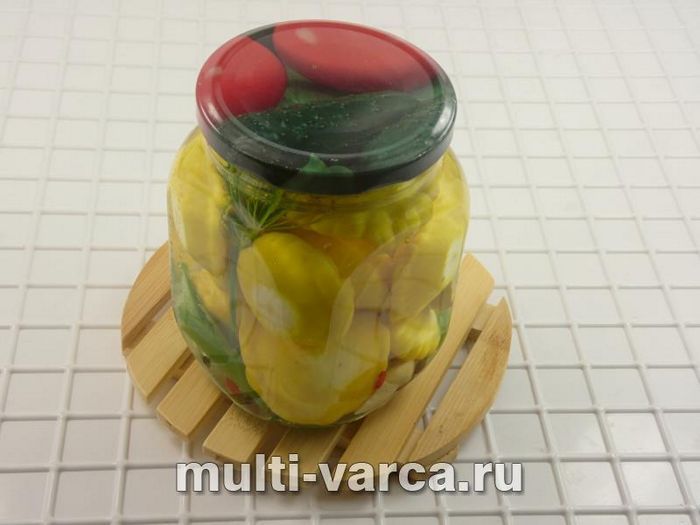 Мариновані патисони на зиму