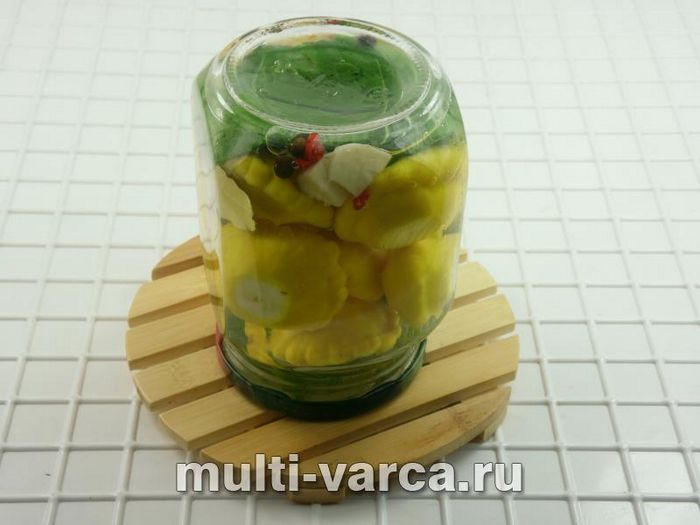 Мариновані патисони на зиму
