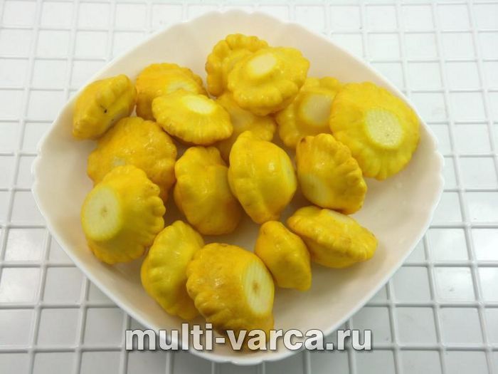 Мариновані патисони на зиму