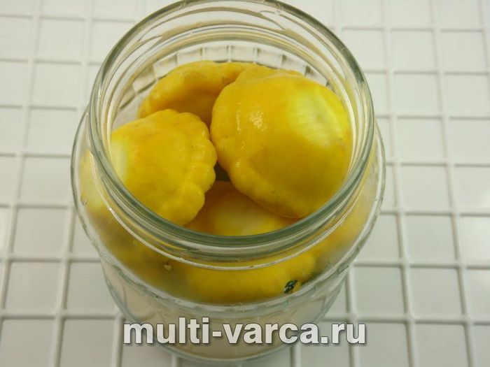 Мариновані патисони на зиму