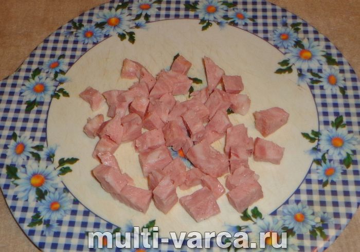 Овочеве рагу з ковбасою в мультиварці