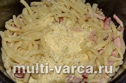 Паста Карбонара в мультиварці