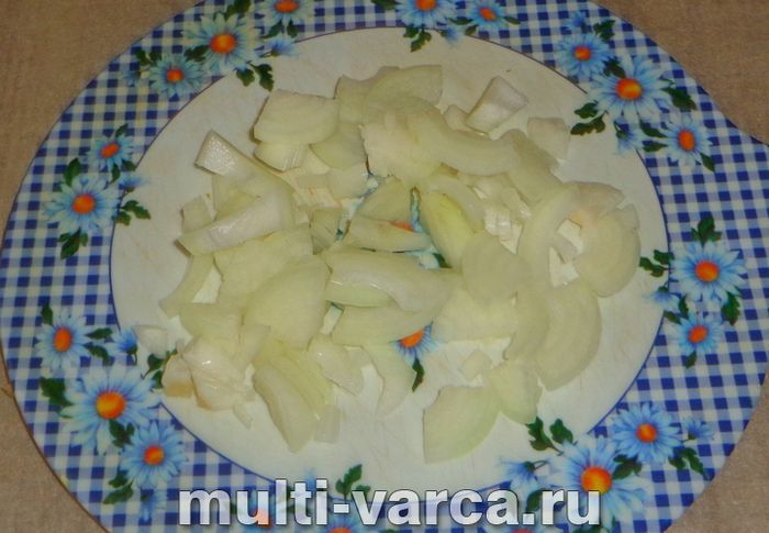 Печеня з реберцями в мультиварці