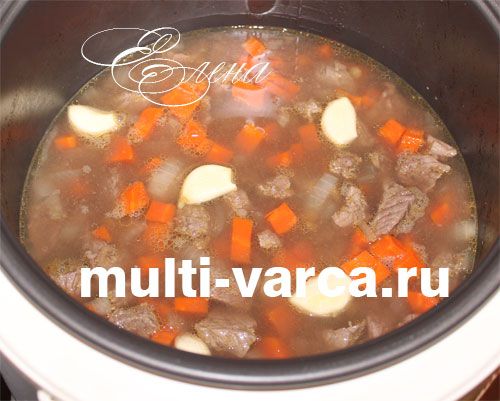 Плов із зеленої сочевиці в мультиварці