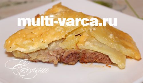 Рецепт м'яса по-французьки з картоплею