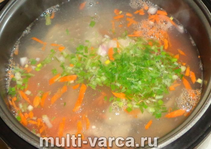 Рибний суп зі скумбрії з рисом у мультиварці