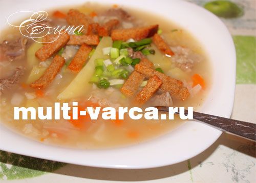 Селянський суп у мультиварці