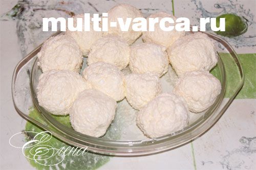 Шоколадний пиріг із сирними кульками