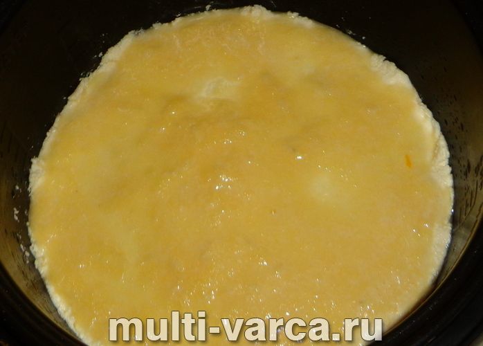 Сирна запіканка з апельсинами в мультиварці