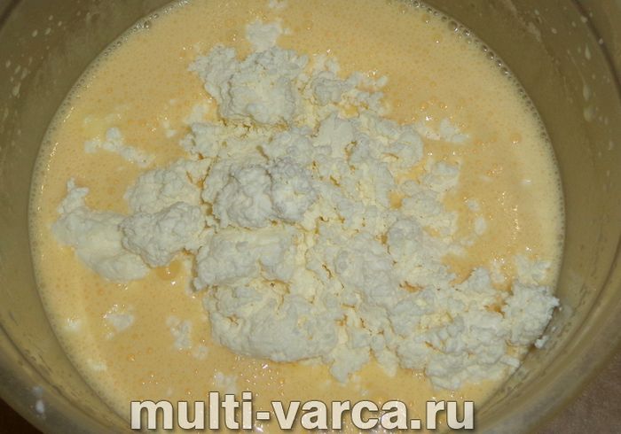 Сирна запіканка з макаронами в мультиварці