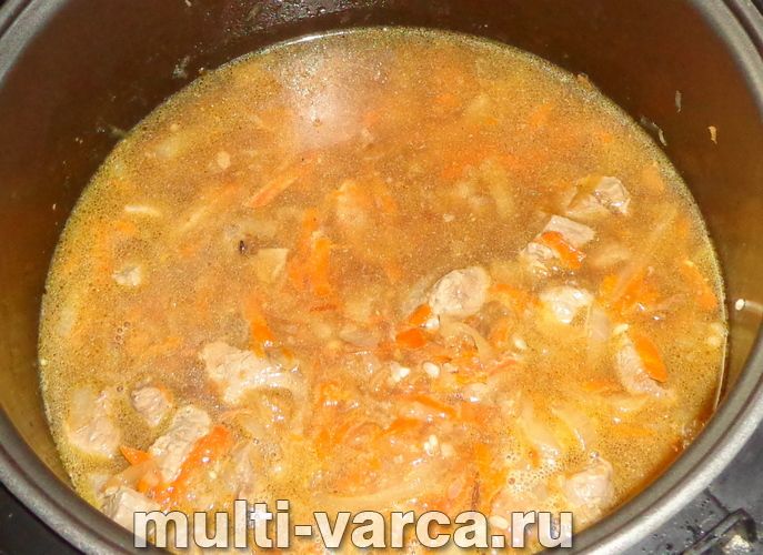 Солянка з рисом у мультиварці