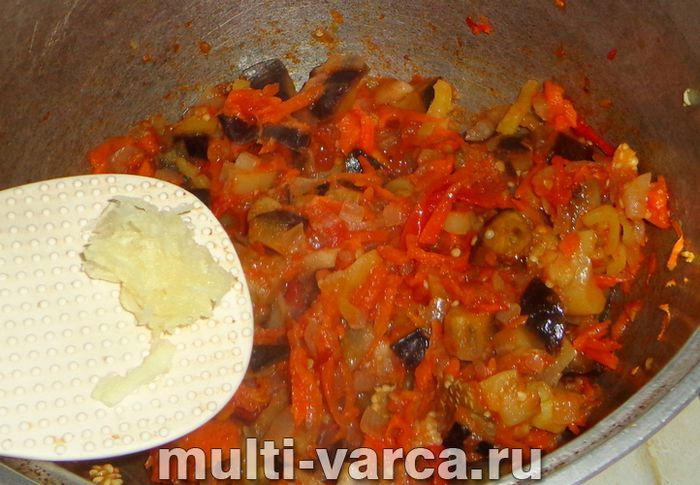 Соте з баклажанів на зиму