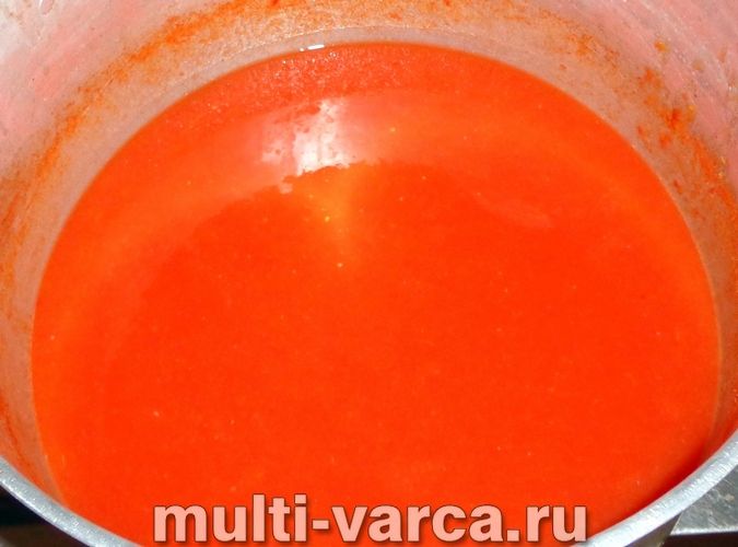 Томатний кетчуп із яблуками на зиму