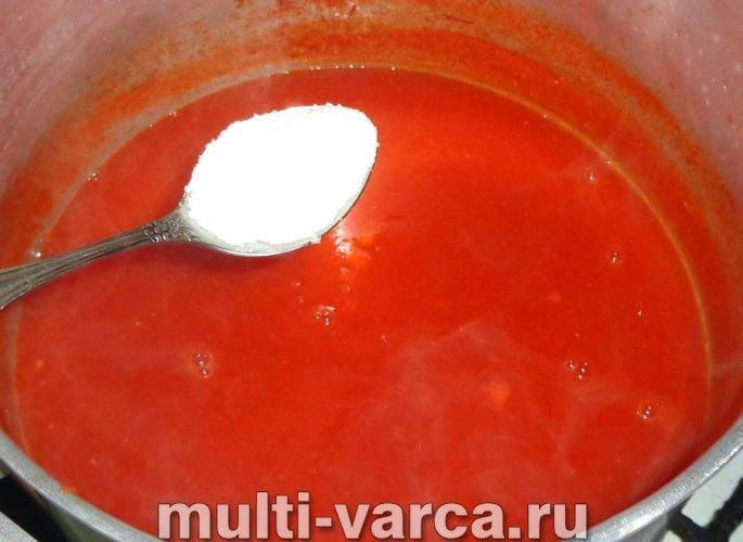 Томатний кетчуп із яблуками на зиму