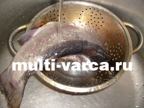 Вуха з форелі в мультиварці по-фінськи