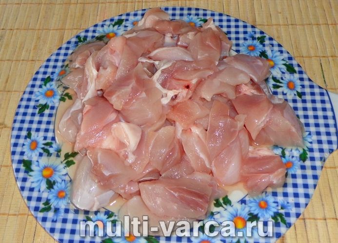Запечена курка з кабачком і картоплею