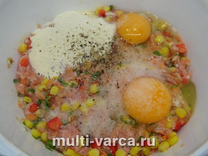 Запіканка з фаршу з цвітною капустою