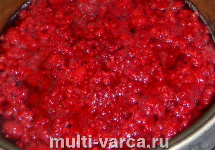 Желе з малини в мультиварці