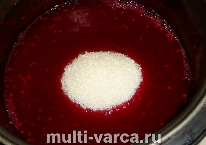 Желе з малини в мультиварці