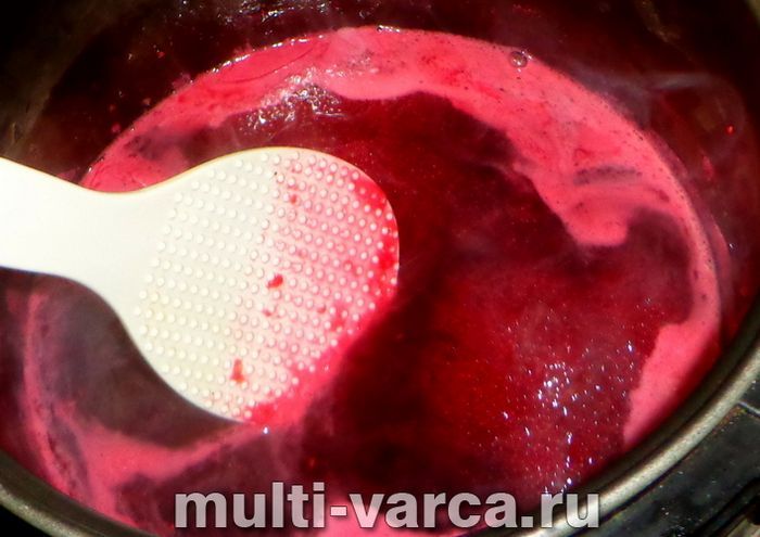Желе з малини в мультиварці