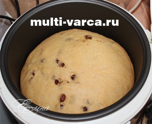 Цитрусова паска з родзинками в мультиварці