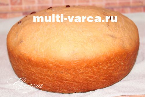 Цитрусова паска з родзинками в мультиварці