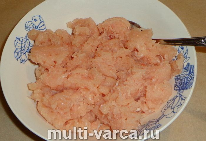 Фрикадельки з індички на пару