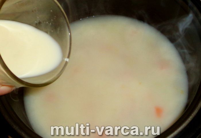 Гарбузово-кукурудзяна каша в мультиварці
