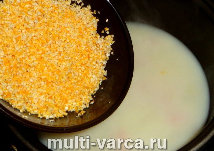 Гарбузово-кукурудзяна каша в мультиварці