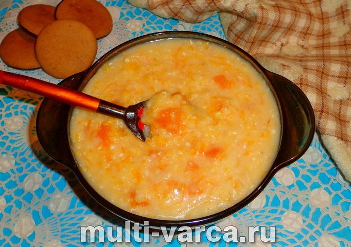 Гарбузово-кукурудзяна каша в мультиварці