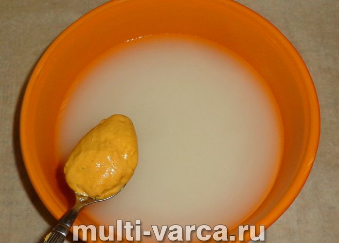 Гірчичний хліб у мультиварці