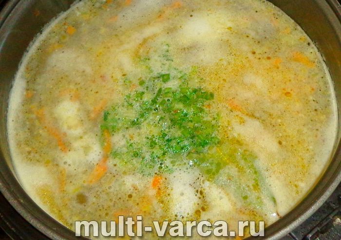 Гороховий суп з індичкою в мультиварці