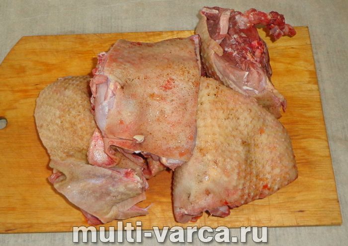 Холодець із качки в мультиварці