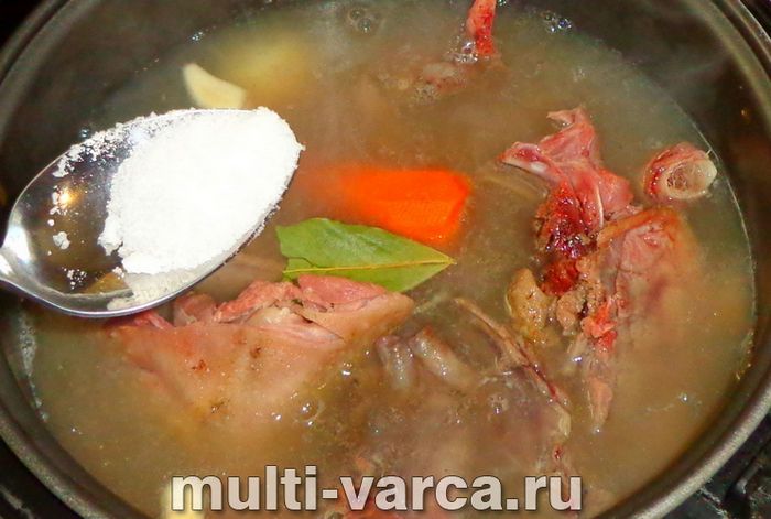 Холодець із качки в мультиварці