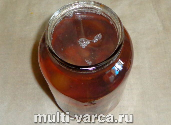 Компот зі слив і винограду на зиму